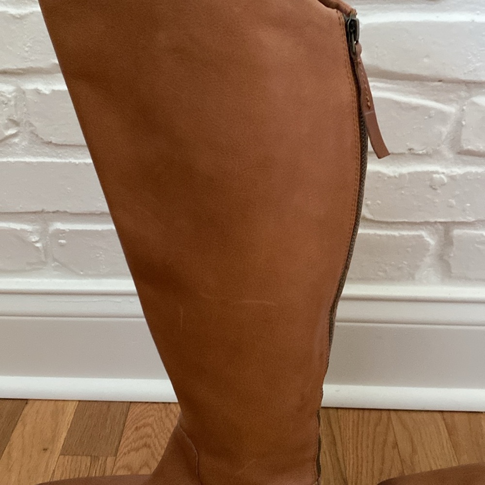 Franco Sarto Women's Meyer Camel Knee High Flat Boot - 8.5 - Picture 7 of 16